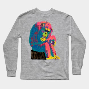 Bored Chimpanzee Long Sleeve T-Shirt